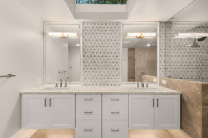 Modern bathroom remodel in Edmonds, WA